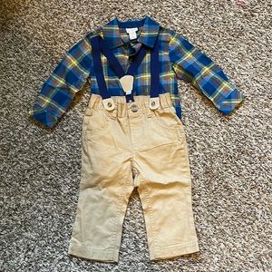 Cat & Jack Baby Boy’s Long-Sleeve Flannel Set